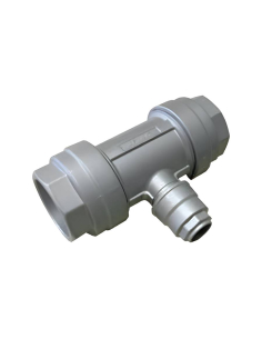 Aluminium-Fitting für „T“-Fallrohre, Durchmesser 63 mm, Fallrohr 20 mm, Aignep | ADAJUSA | Preis