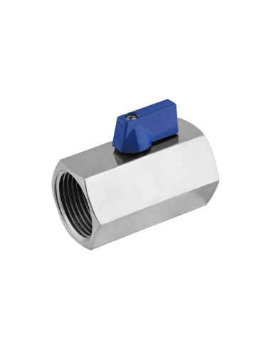 Absperrventil 1/4 Innengewinde, 2 Wege Mini-INOX – Aignep