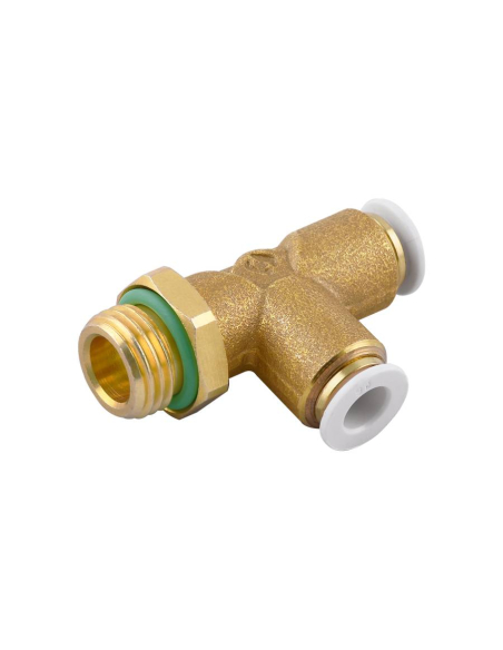 T-Anschlussstück mit Außengewinde 1/8 6 mm Rohr für Lebensmittel und Trinkwasser Serie 59000 FOOD - Aignep | ADAJUSA