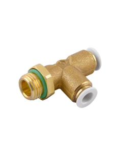 T fitting male side thread 1/4 6mm tube for food and drinking water use Series 59000 FOOD - Aignep | ADAJUSA