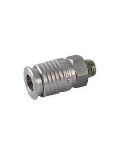 Kurzer männlicher Schnellverbinder 1/2 INOX Universalserie - Aignep | ADAJUSA