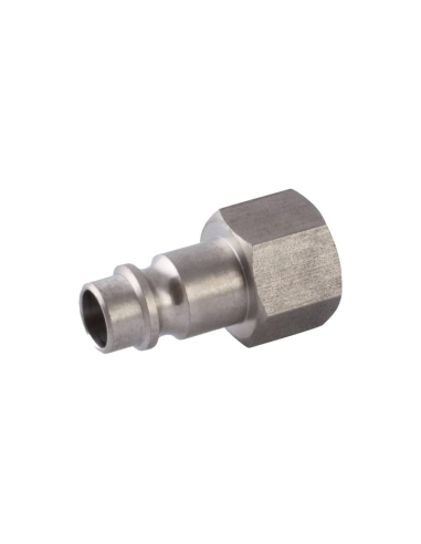 Adapter for 1/2 INOX female quick plug European profile - Aignep