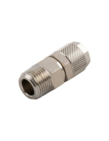 Conical male adjustable straight fitting 1/4 tube 6/4 Series 1000 - Aignep | ADAJUSA