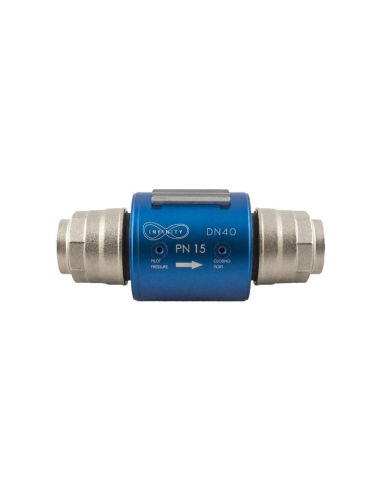40mm tube-tube pneumatic shut-off valve - Aignep