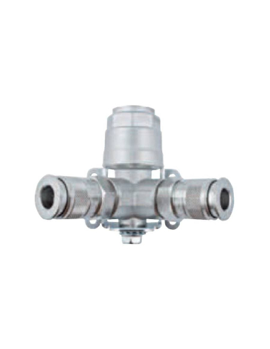 2 outlet distributor with quick connectors 20mm tube entry - Aignep