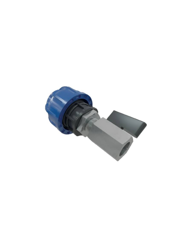 Stecker mit Kugelhahn für Rohr mit 63 mm Durchmesser – Sicomat