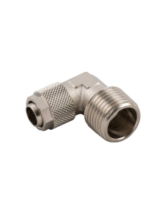 Conical male elbow fitting 1/4 tube 10/8 Series 1000 - Aignep | ADAJUSA