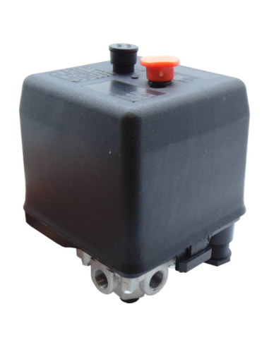 Three-phase compressor pressure switch with thermal protector - Aignep
