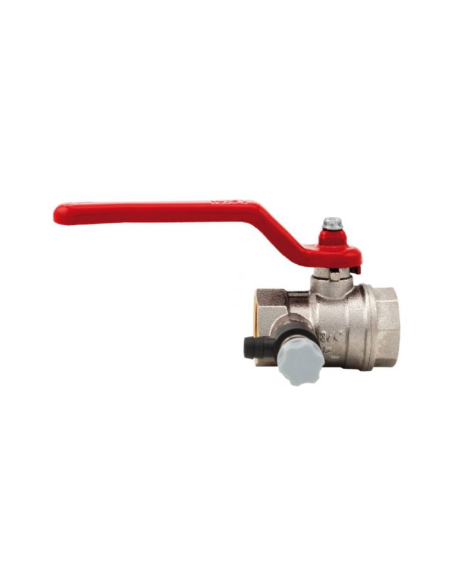 1 female shut-off valve with discharge valve - Aignep