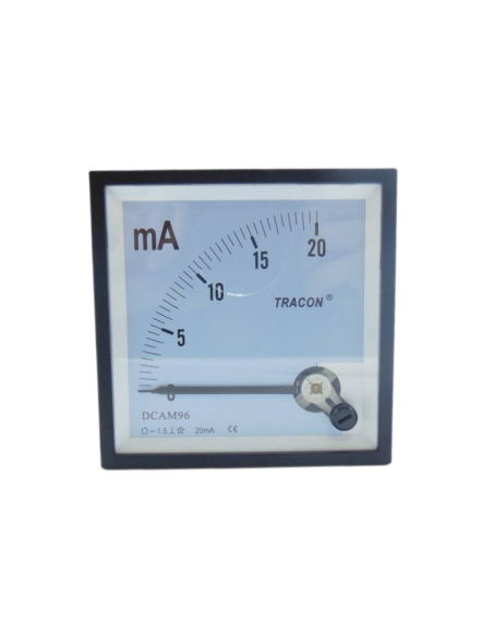 Ammeter direct measurement 0-20mAdc 96x96
