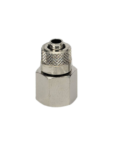Straight female threaded fitting 1/8 tube 6/4 Series C - Metal Work