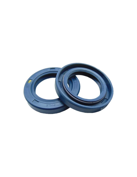 Radial seal 20x38x8 double lip TC NBR Blue