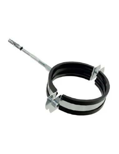 Steel fixing Clamp with plug for 20mm tube - Sicomat