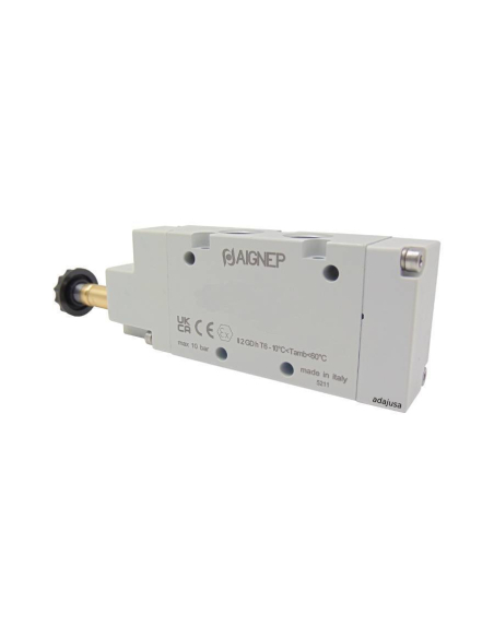 Solenoid valve 3/8 3/2 monostable NC - Aignep