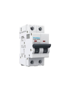 2 pole 20A bipolar magnetothermic switch Hyundai HGD63-M2P0020D | ADAJUSA | price