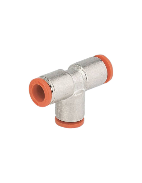 Intermediate T fitting for 4mm instant tube - Metal Work