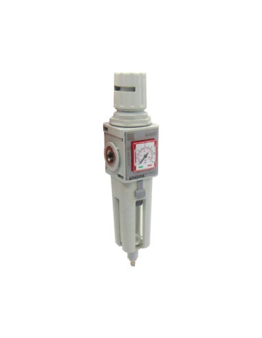 Pneumatic filter-regulator 3/4 0-8 bar automatic drain size 3 FRL EVO series - Aignep