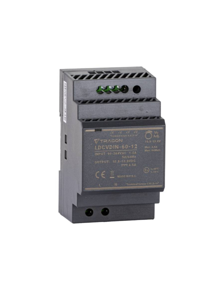 Power supply 12Vdc 4.5A 54W DIN rail