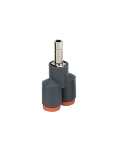 Intermediate Y fitting tube 12 with adapter 12 technopolymer - Metal Work