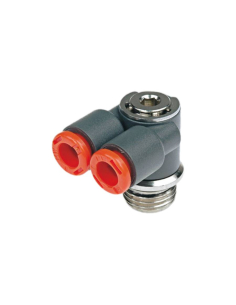 Y side fitting 1/8 tube diameter 6mm technopolymer - Metal Work | ADAJUSA