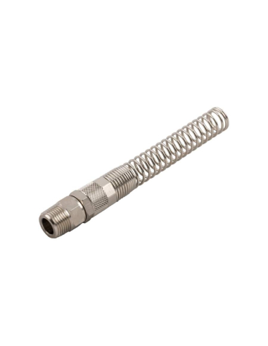 3/8" male conical orientable straight fitting with 12/8 spring 1000 Series - Aignep
