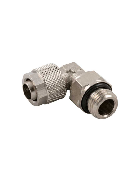 Adjustable male elbow fitting 1/4 tube 8/6 Series 1000 - Aignep