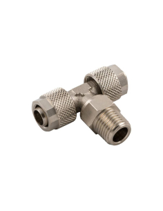 Verstellbarer T-Anschluss konisches Zentralgewinde 1/4 Rohr 10/8 Serie 1000 - Aignep | ADAJUSA