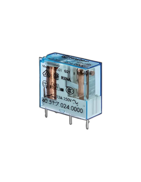 Miniaturrelais 24Vdc 1 Kontakt 12A SERIE 40 - FINDER