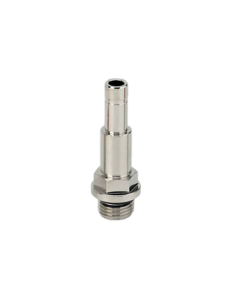 1/4 cylindrical male extended automatic adapter for 8 mm tube - Metal Work | ADAJUSA
