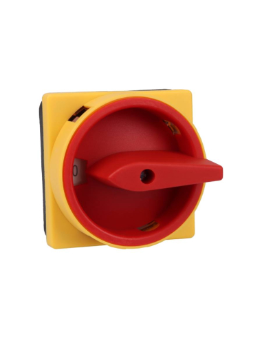 4 pole cam switch 32A ON-OFF yellow-red
