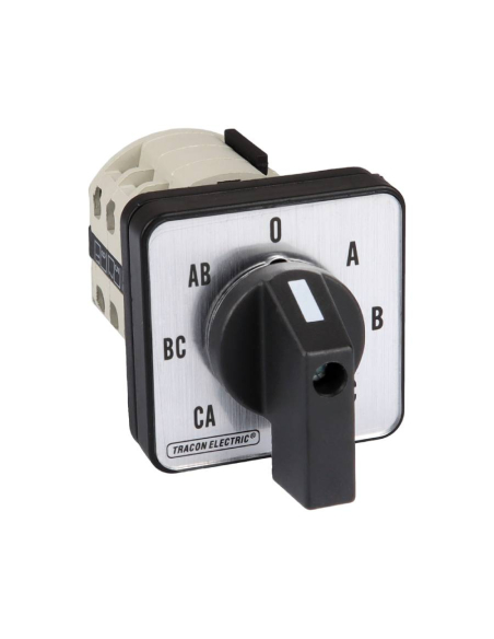 Phase-phase/phase-neutral voltage voltmeter switch