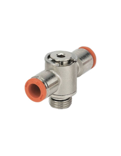 Double swivel fitting 1/4 tube diameter 8mm - Metal Work | ADAJUSA