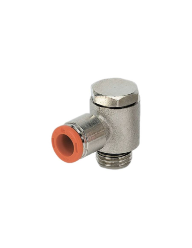 Adjustable fitting 1/4 tube diameter 6mm - Metal Work