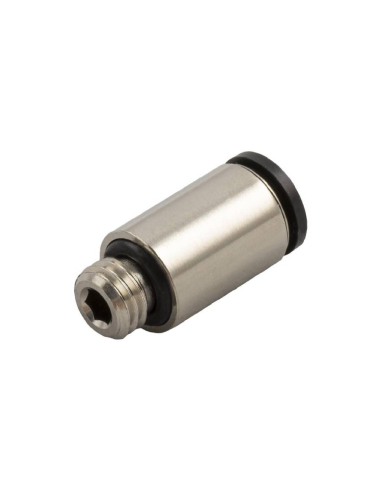 Straight male fitting with internal hexagon M5 tube 6mm Series 56000 MINI - Aignep