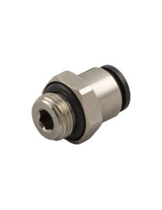 Automatic straight fitting M5 tube 2mm Series 56000 MINI - Aignep | ADAJUSA
