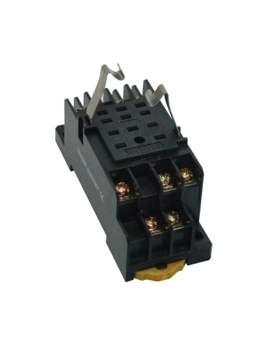 clamp base for 3-contact flat pin relay