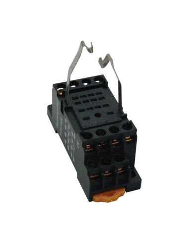 clamp base for 4-contact flat pin relay