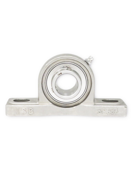 Self-aligning foot support with INOX bearing UP000 INOX ISB shaft diameter 10mm ADAJUSA