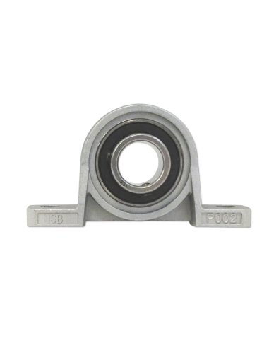 Aluminum support with steel bearing 15mm shaft UP002 - ISB