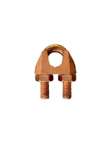 Grounding connection staple 16mm rod