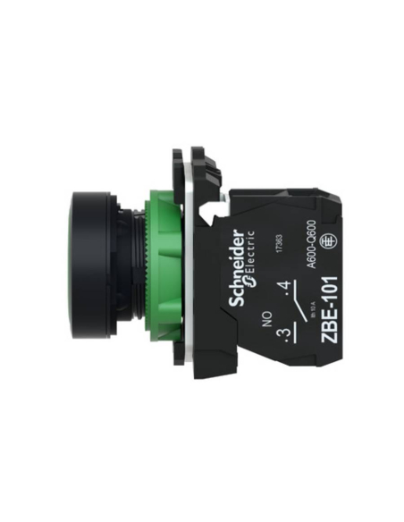 Green push button open contact (NO) Harmony XB5 - SCHNEIDER