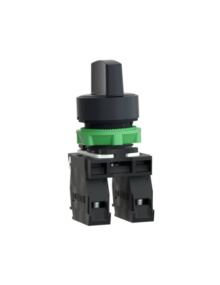 Selector 3 positions 2 open contacts (NO) Harmony XB5 - SCHNEIDER