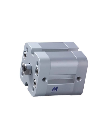 Compact pneumatic cylinder 50x60mm double acting female rod ISO 21287 - Mindman