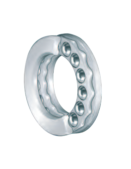 simple direction axial ball bearing 51100 10x24x9mm - FAG