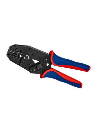 Crimping set with interchangeable jaws for...