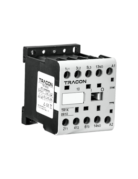 Three-phase mini contactor 9A 230Vac open auxiliary contact NA TR1K Series