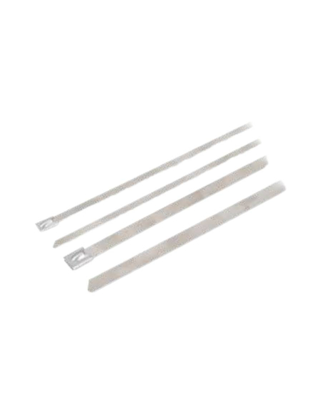 Metal cable ties 125x4.6 stainless steel - bag of 100 units