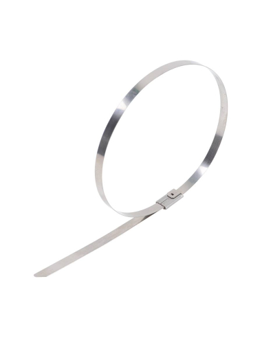 Metallkabelbinder 201x7,9 Edelstahl - Beutel mit 100 Stück
