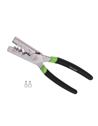 Crimping tool for toe from 0.5 to 16 mm2