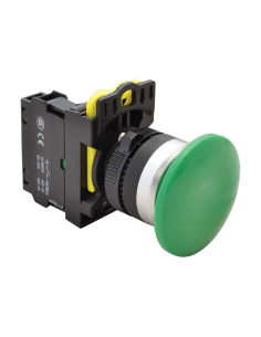 Grüner Pilzdrucktaster 40mm aus Kunststoff NYG3-MG | ADAJUSA | Preis